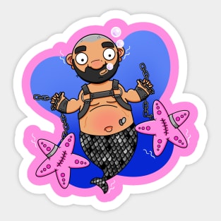 Leather Merman Sticker